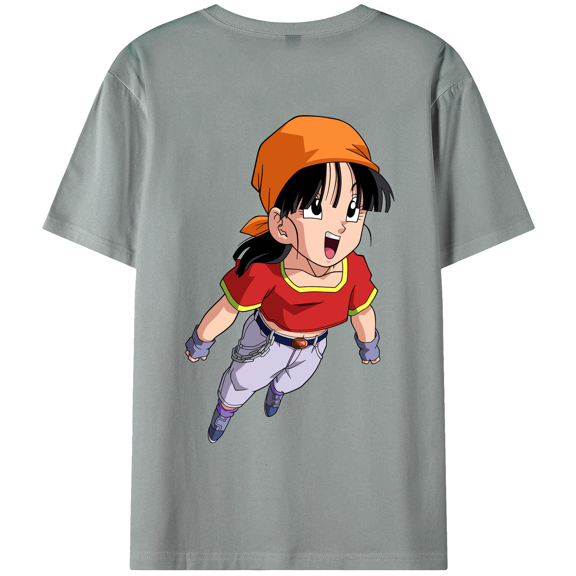 （画像用） ドラゴンボール パン DRAGON BALL Pan 綿100％ メンズ半袖Tシャツ（バックプリント） 通気性